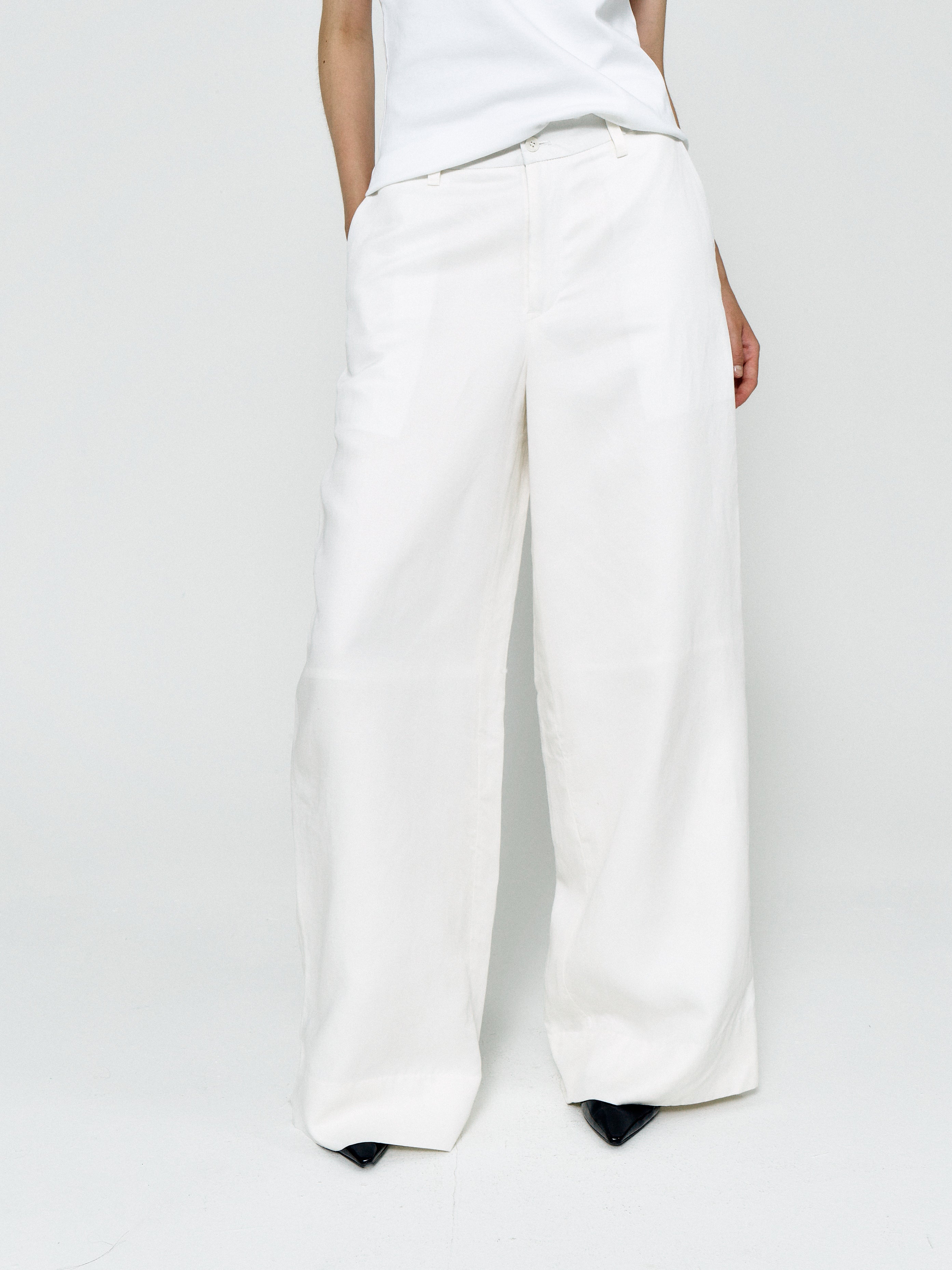 White trousers